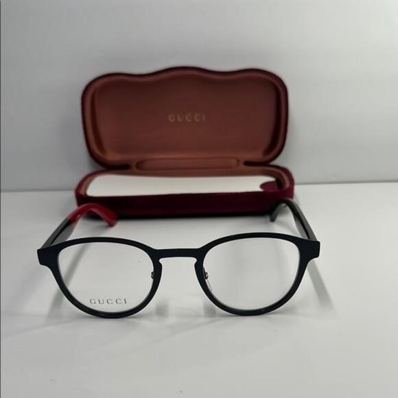Gucci Black Classic Eyewear Frames - Picture 1 of 11